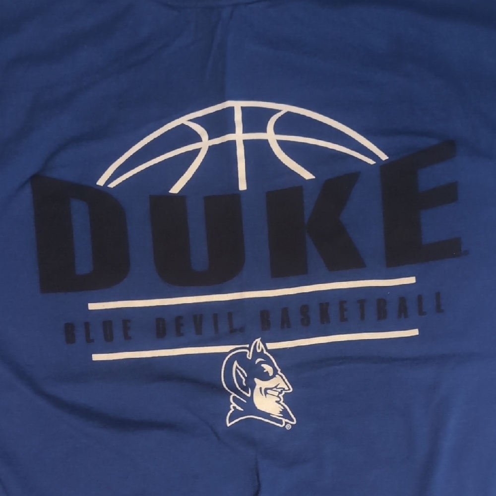Duke Blue Devils Blue Graphic T-Shirt - Picture 2 of 3